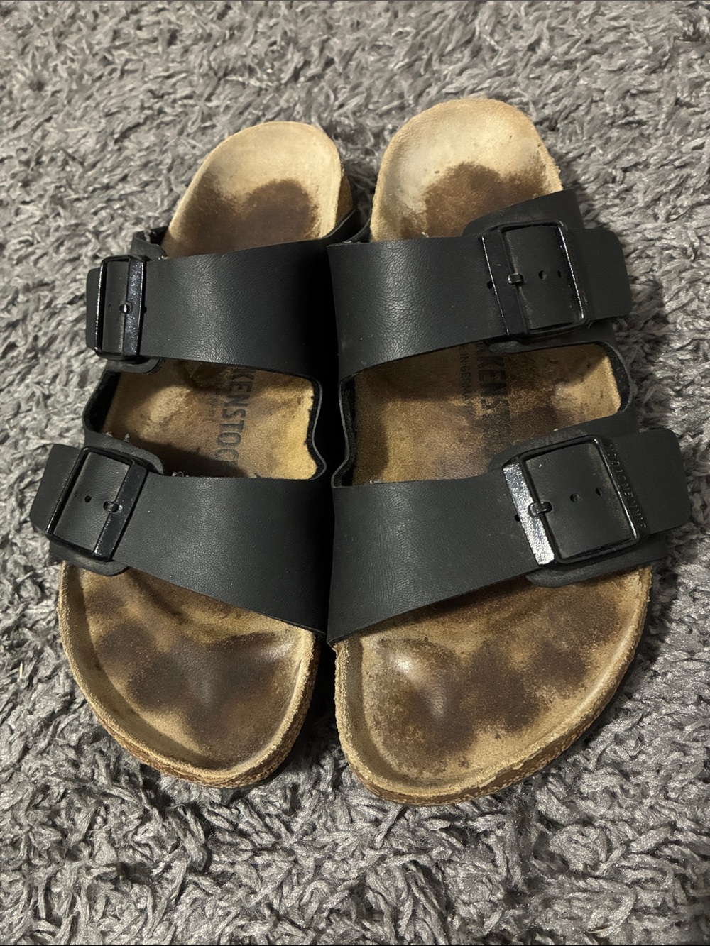 Black Birkenstock sandals